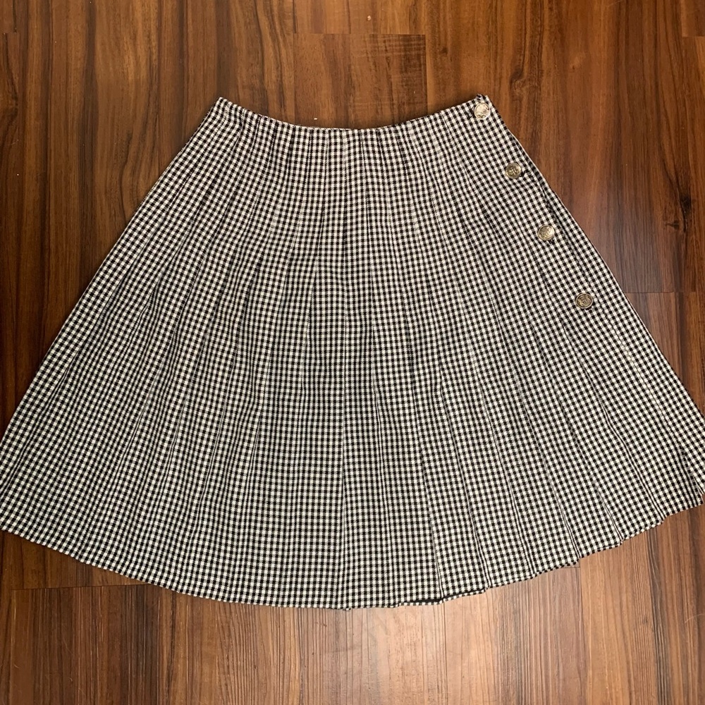 Gingham Skater Skirt